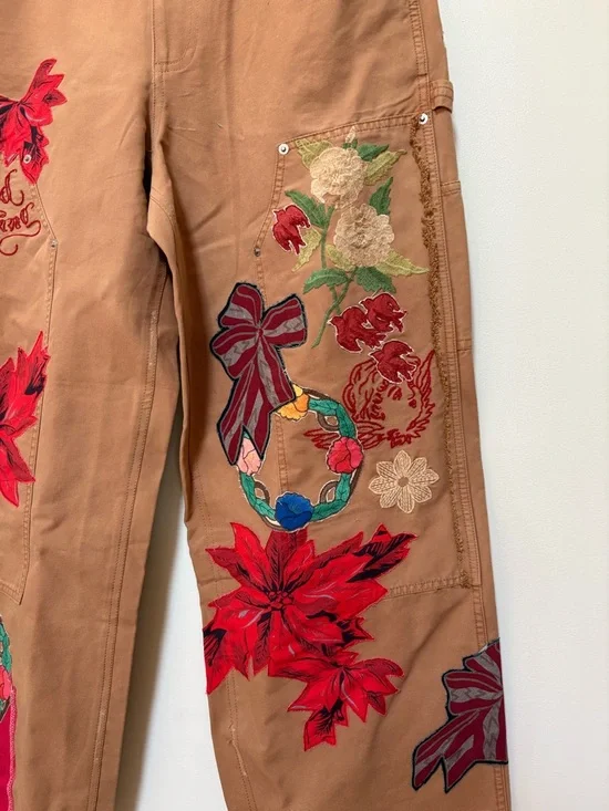 NWOT Free People We The Free Bright Time Craft Pants Size 14 - Picture 8 of 16